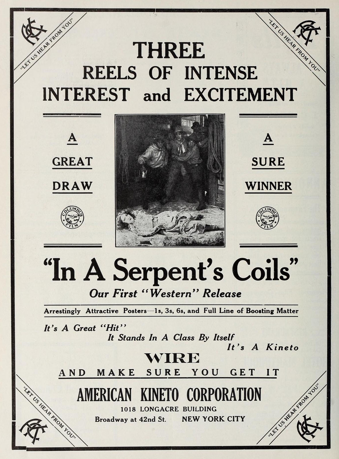 In a Serpent\'s Coils, or, The Living Necklace